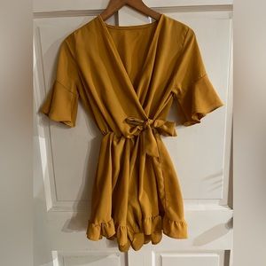 Mustard Yellow Romper